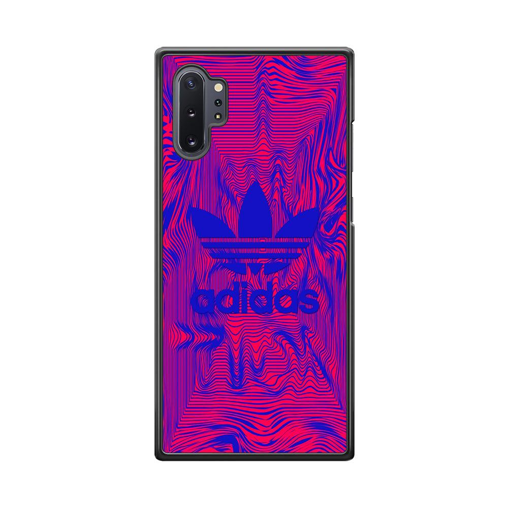 Adidas Line Sketch Samsung Galaxy Note 10 Plus Case-Rubber Black (2D Case)-Oxvistore