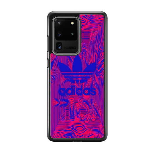 Adidas Line Sketch Samsung Galaxy S20 Ultra Case-Rubber Black (2D Case)-Oxvistore