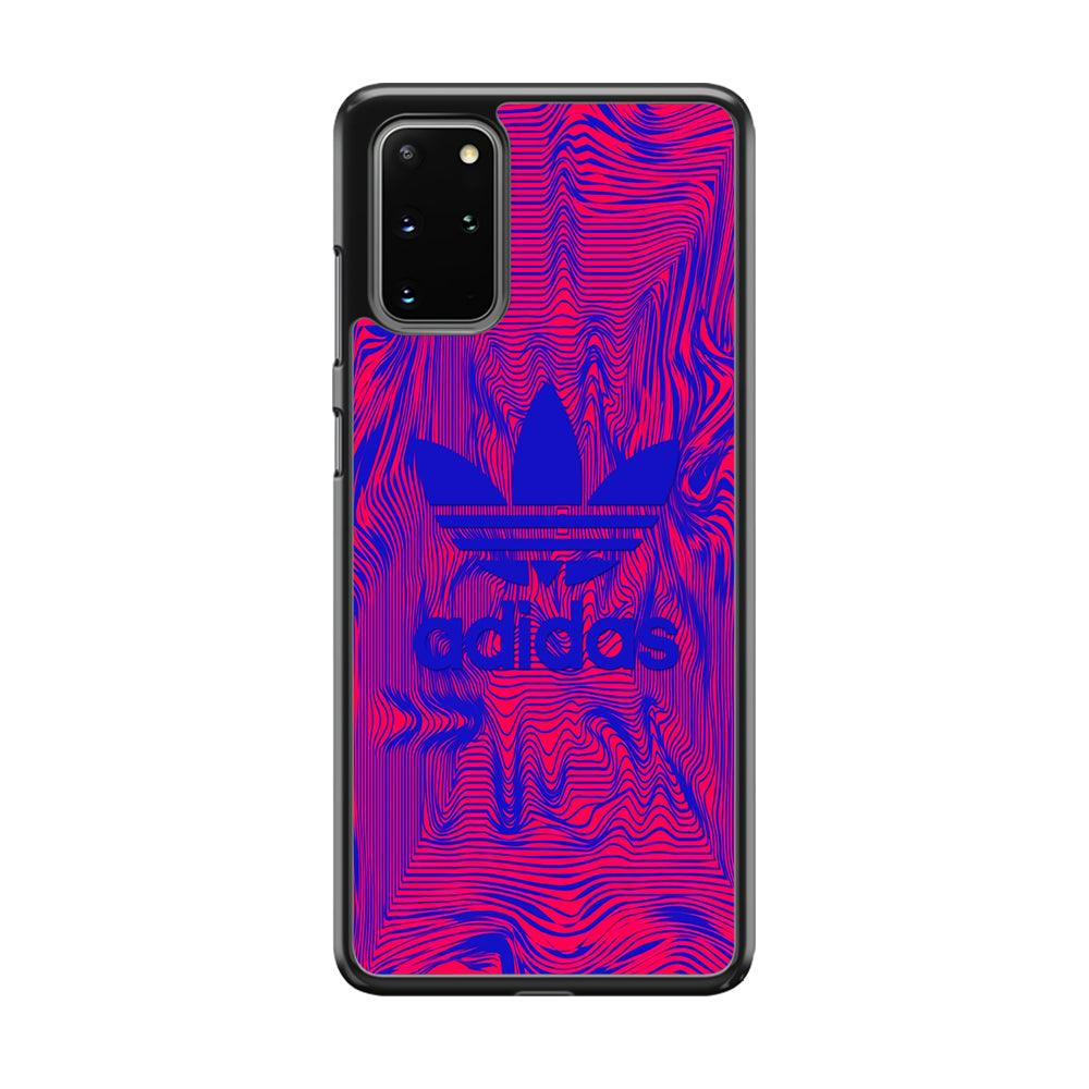 Adidas Line Sketch Samsung Galaxy S20 Plus Case-Rubber Black (2D Case)-Oxvistore
