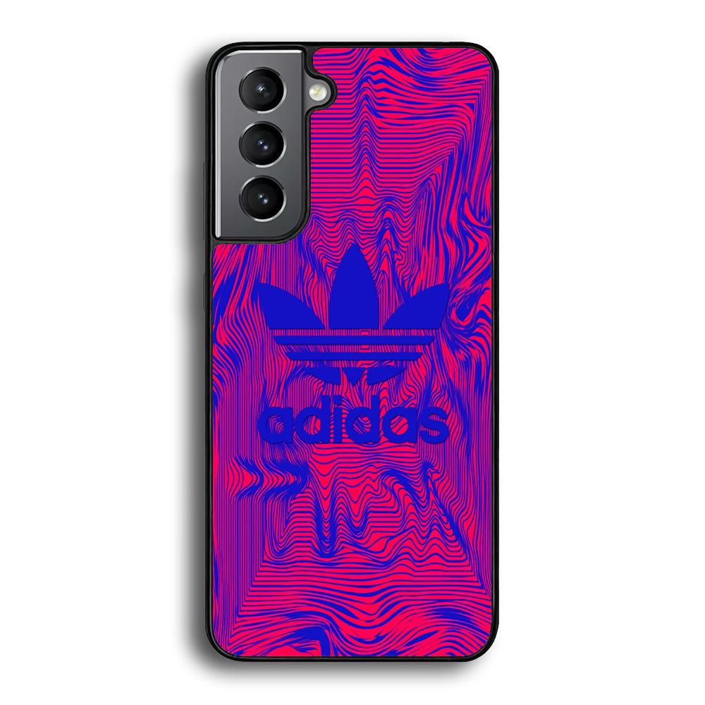 Adidas Line Sketch Samsung Galaxy S24 Case-Rubber Black (2D Case)-Oxvistore