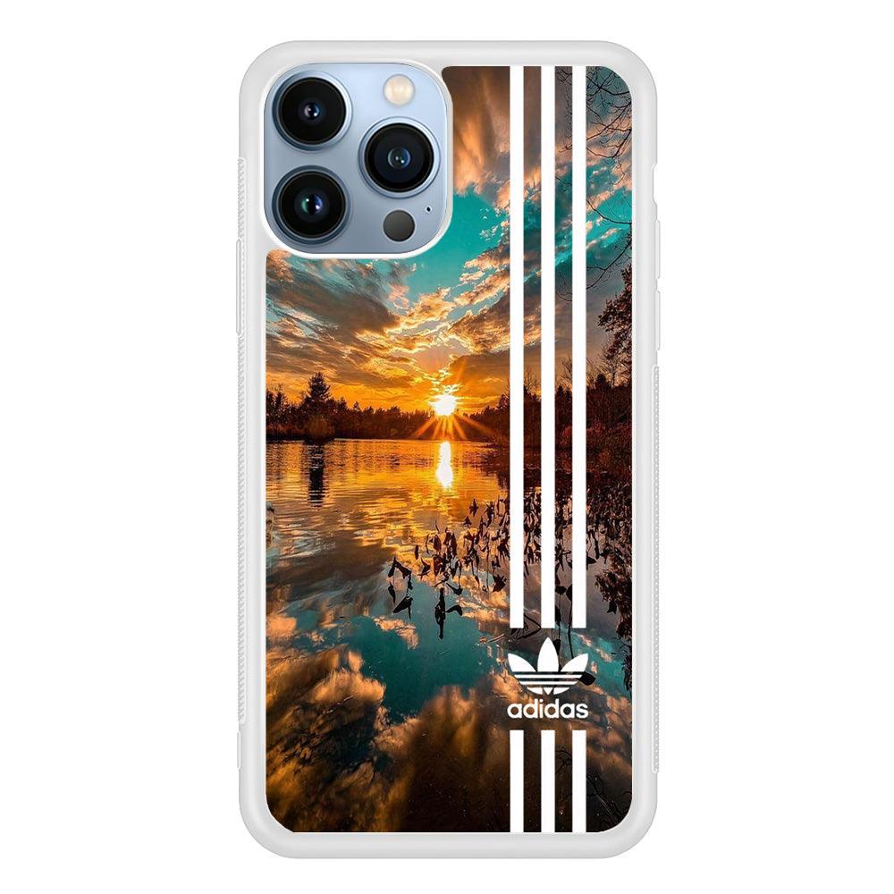 Adidas Line and Sunset iPhone 14 Pro Case-Oxvistore