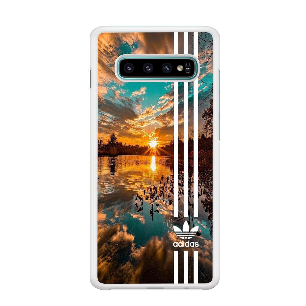 Adidas Line and Sunset Samsung Galaxy S10 Plus Case-Oxvistore