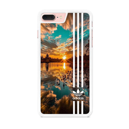 Adidas Line and Sunset iPhone 8 Plus Case-Oxvistore