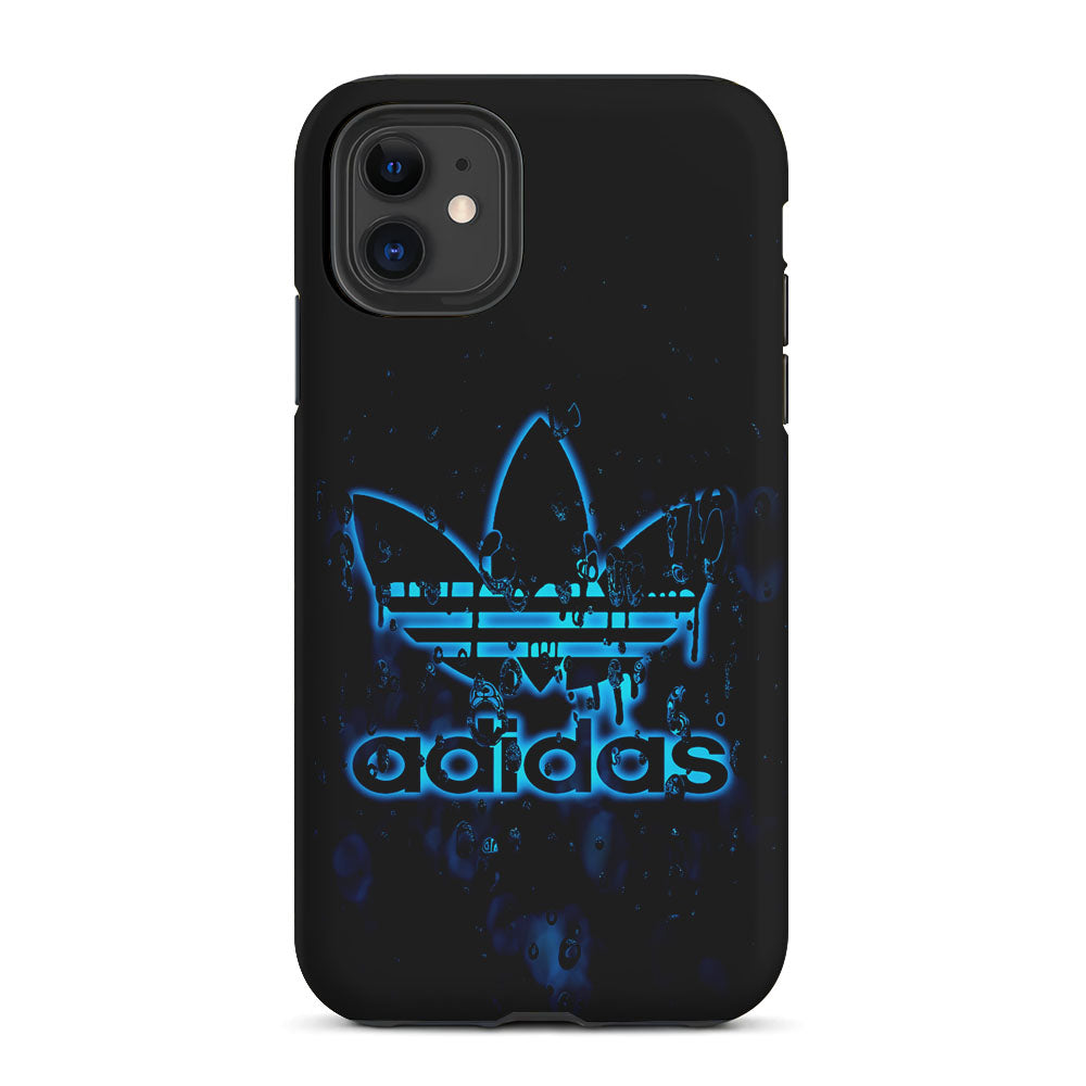 Adidas Logo Alien Blue 2 in 1 Tough Phone Case