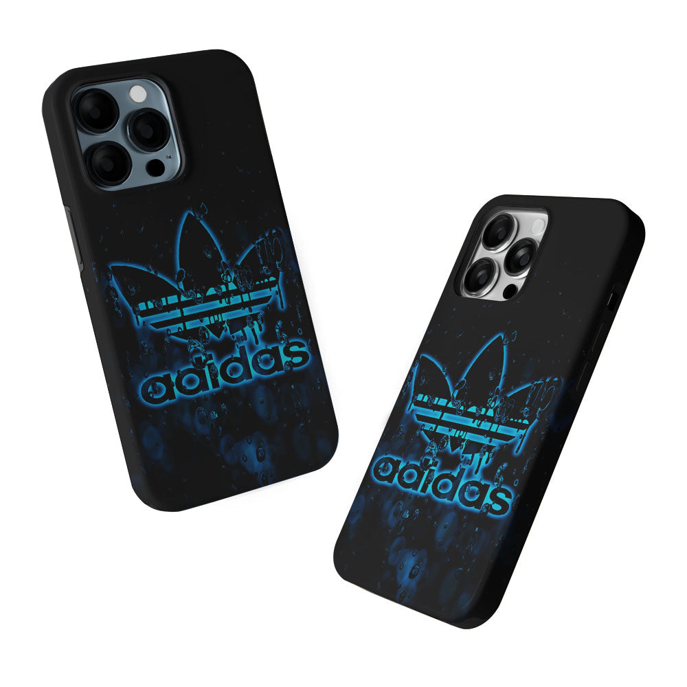 Adidas Logo Alien Blue 2 in 1 Tough Phone Case