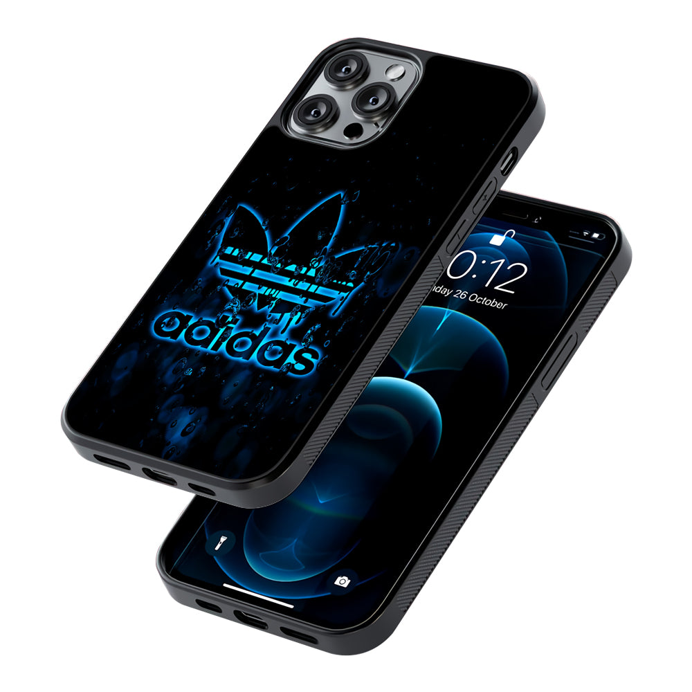 Adidas Logo Alien Blue 2D Rubber Phone Case