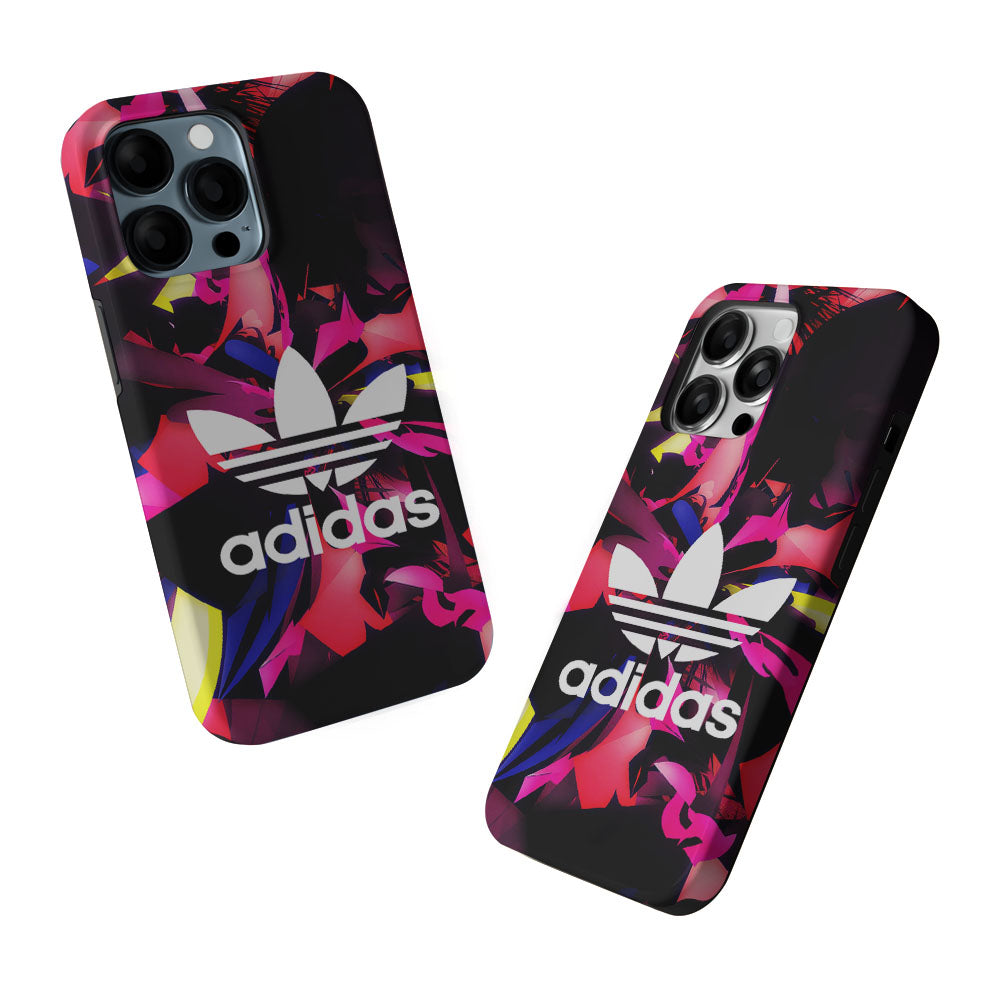 Adidas Logo Colorful Abstract 2 in 1 Tough Phone Case