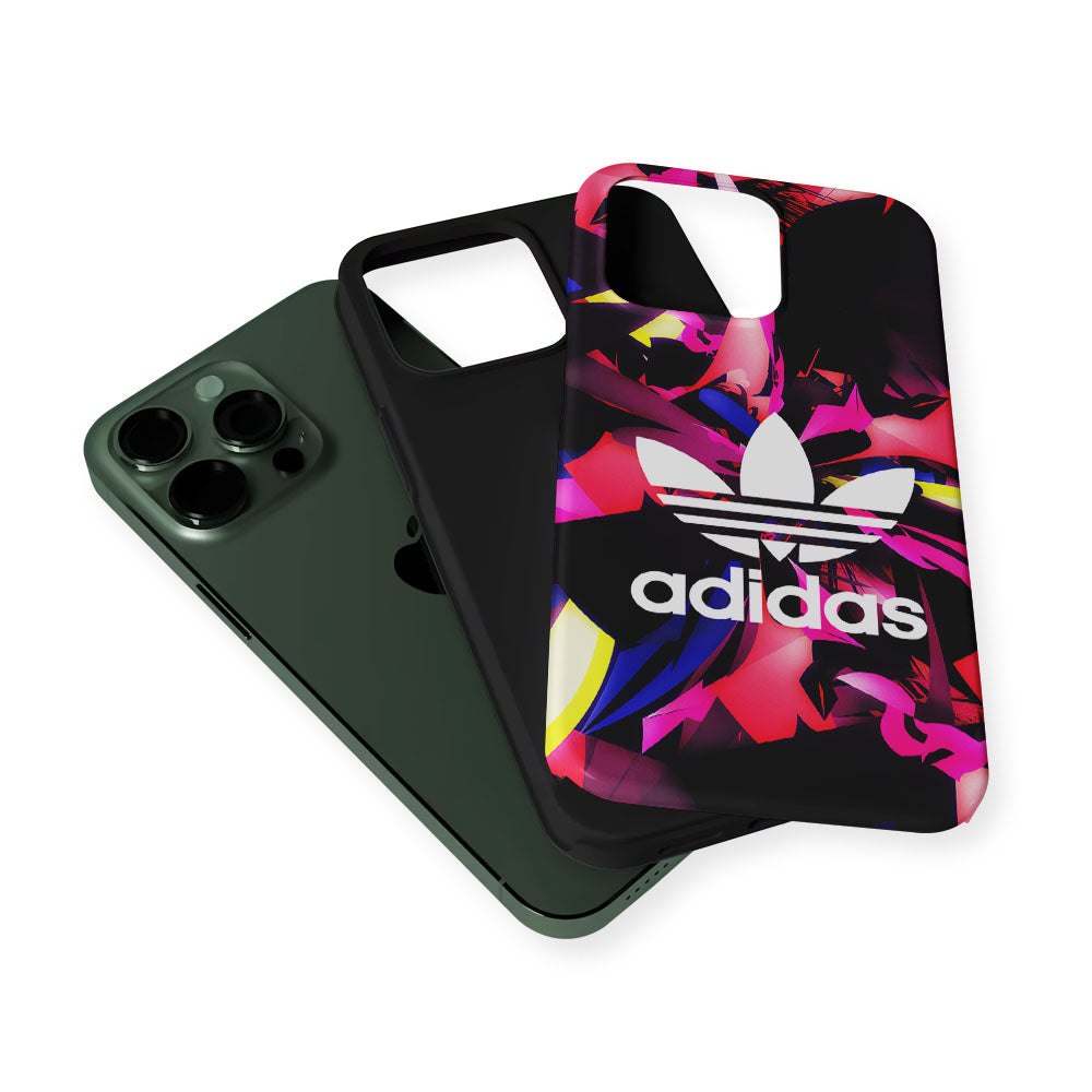 Adidas Logo Colorful Abstract 2 in 1 Tough Phone Case