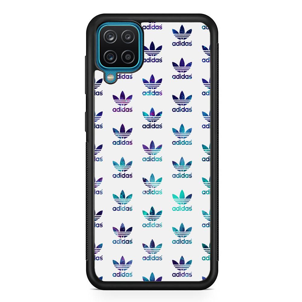 Adidas Logo Space Pattern Samsung Galaxy A12 Case-Oxvistore