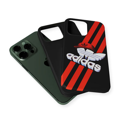 Adidas Logo Stripe Red Hat 2 in 1 Tough Phone Case