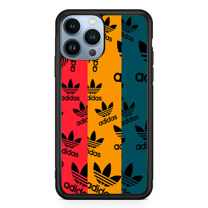 Adidas Logo Three Colours 2D Rubber Phone Case