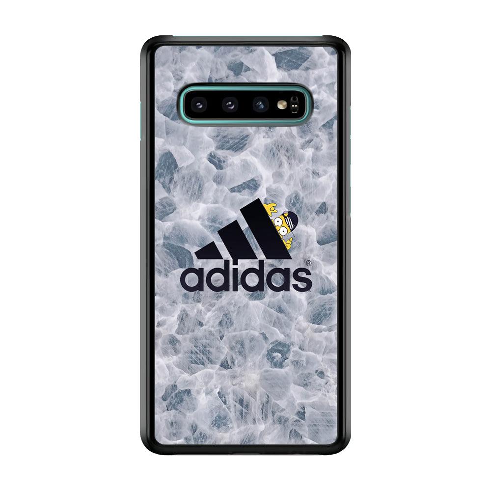 Adidas Logo with Simpson Samsung Galaxy S10 Plus Case-Oxvistore