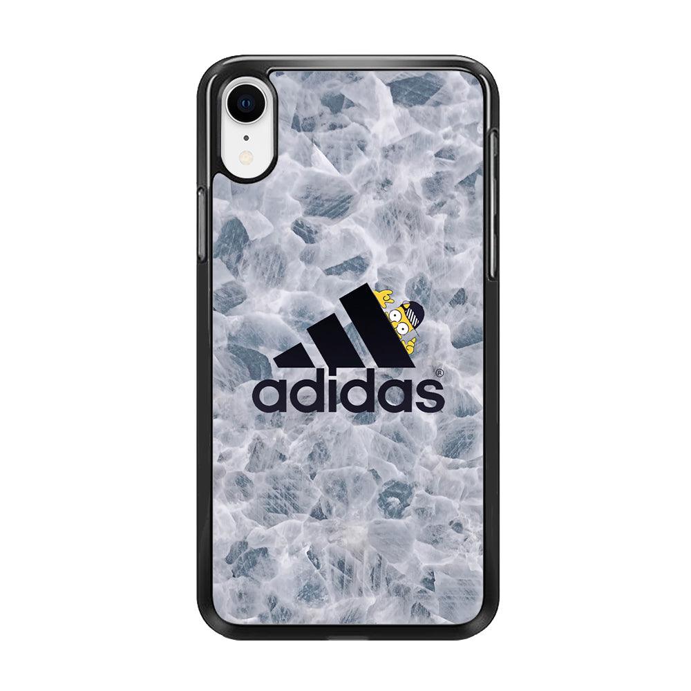 Adidas Logo with Simpson iPhone XR Case-Oxvistore