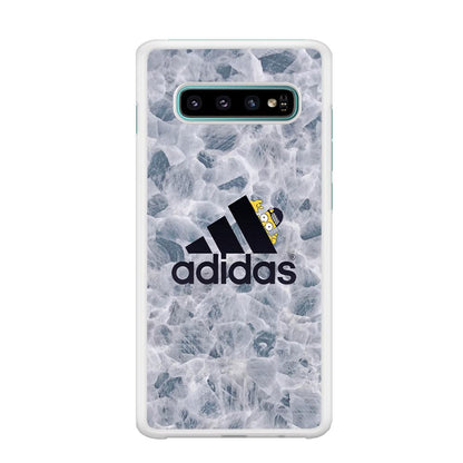 Adidas Logo with Simpson Samsung Galaxy S10 Case-Oxvistore