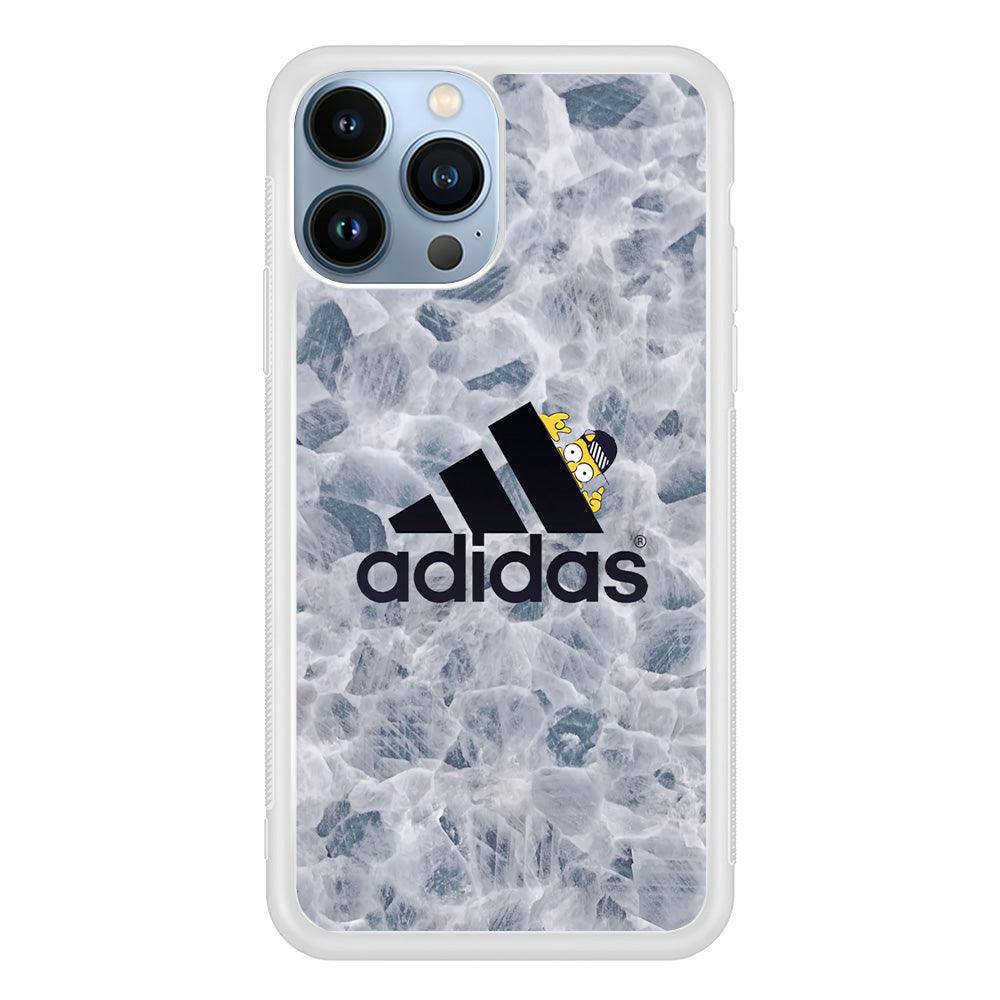 Adidas Logo with Simpson iPhone 15 Pro Max Case-Oxvistore