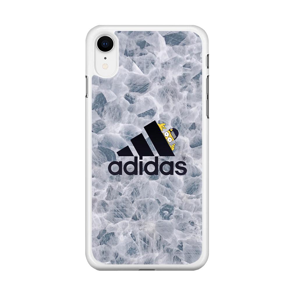 Adidas Logo with Simpson iPhone XR Case-Oxvistore