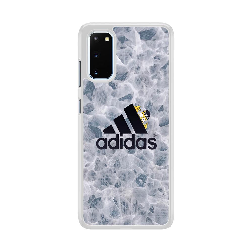 Adidas Logo with Simpson Samsung Galaxy S20 Case-Oxvistore