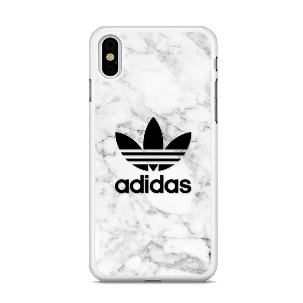 Adidas Marble Backdrop iPhone XS Case-Oxvistore