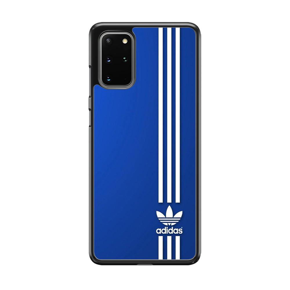 Adidas Milk Line Samsung Galaxy S20 Plus Case-Rubber Black (2D Case)-Oxvistore