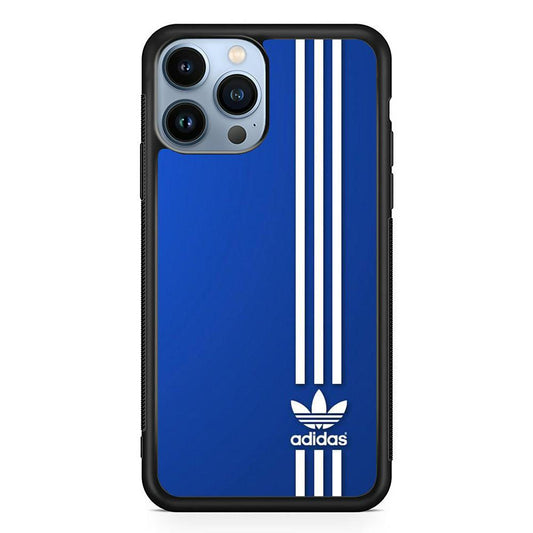 Adidas Milk Line iPhone 13 Pro Max Case-Rubber Black (2D Case)-Oxvistore