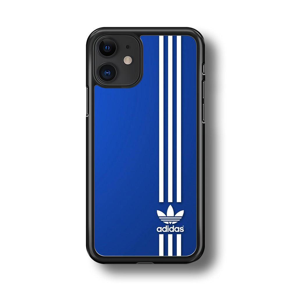 Adidas Milk Line iPhone 11 Case-Rubber Black (2D Case)-Oxvistore
