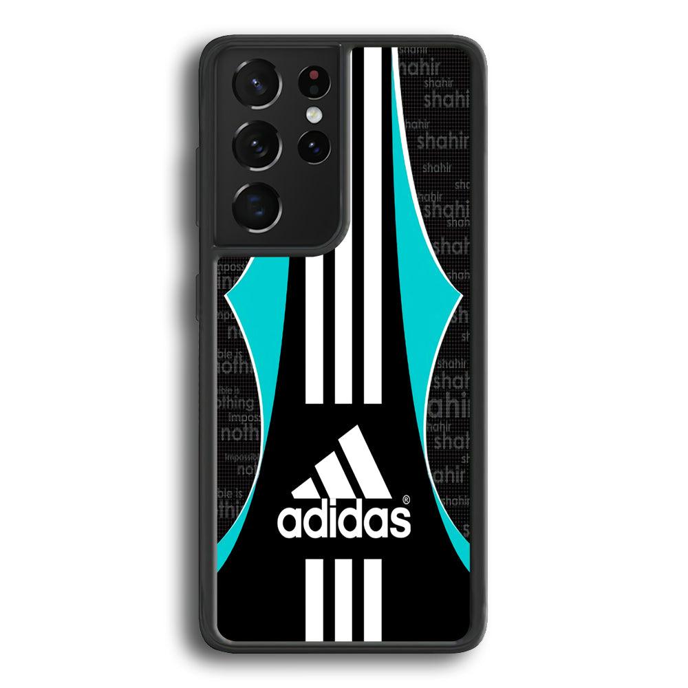 Adidas Not Imp Samsung Galaxy S24 Ultra Case-Rubber Black (2D Case)-Oxvistore