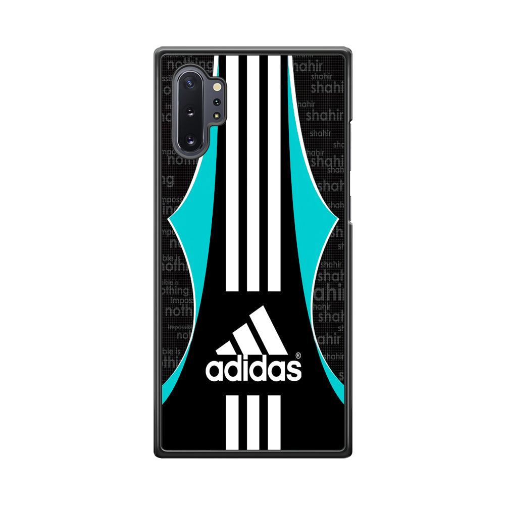 Adidas Not Imp Samsung Galaxy Note 10 Plus Case-Rubber Black (2D Case)-Oxvistore