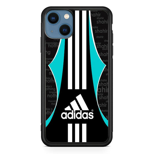 Adidas Not Imp iPhone 14 Case-Rubber Black (2D Case)-Oxvistore