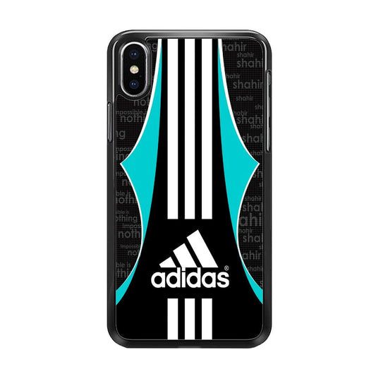 Adidas Not Imp iPhone XS MAX Case-Rubber Black (2D Case)-Oxvistore