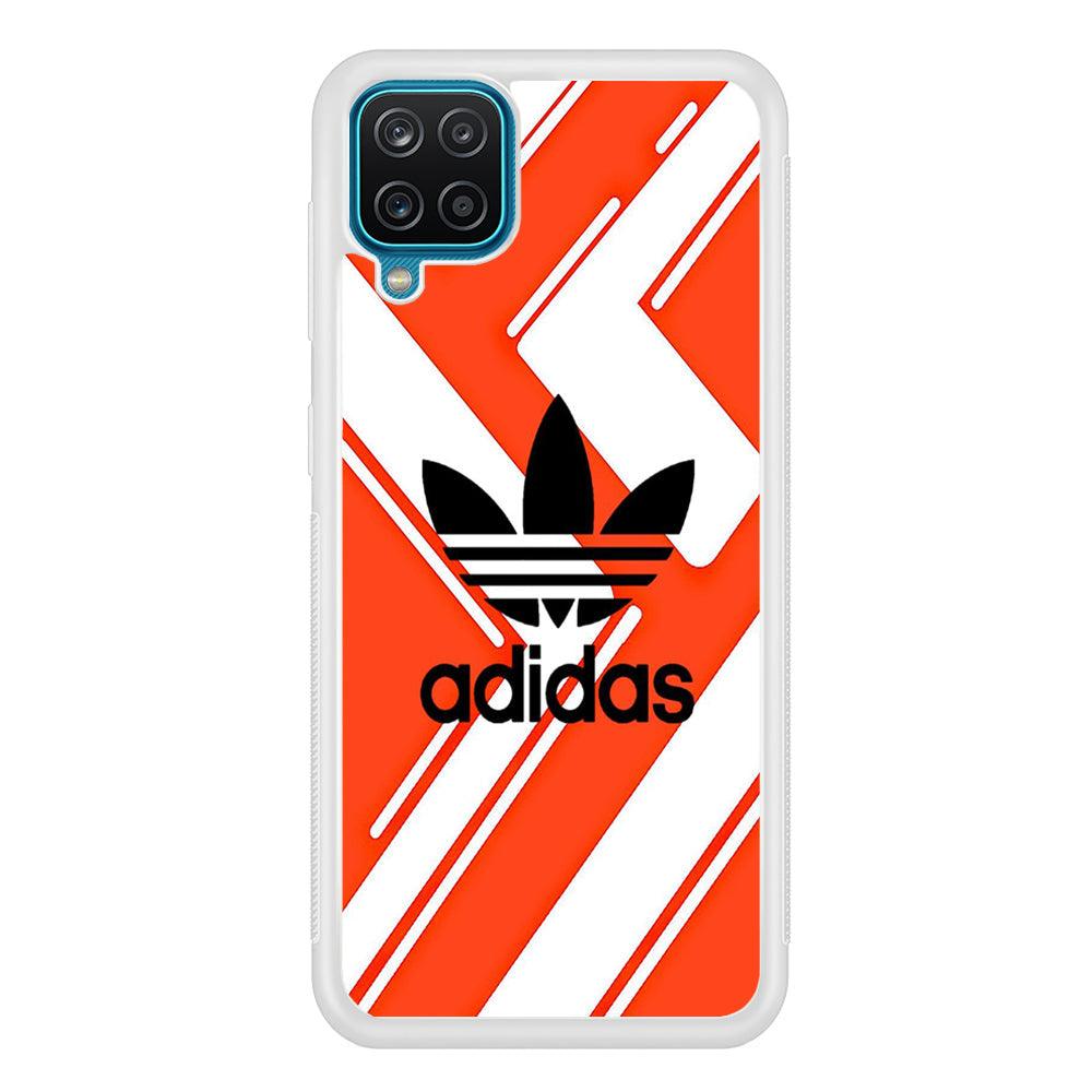 Adidas Orange Zig Samsung Galaxy A12 Case-Oxvistore