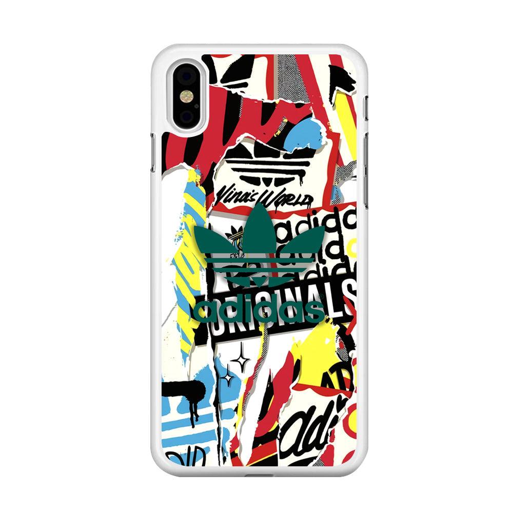 Adidas Paper Brand iPhone X Case-Oxvistore