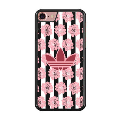 Adidas Pink Flowers iPhone 8 Case-Oxvistore