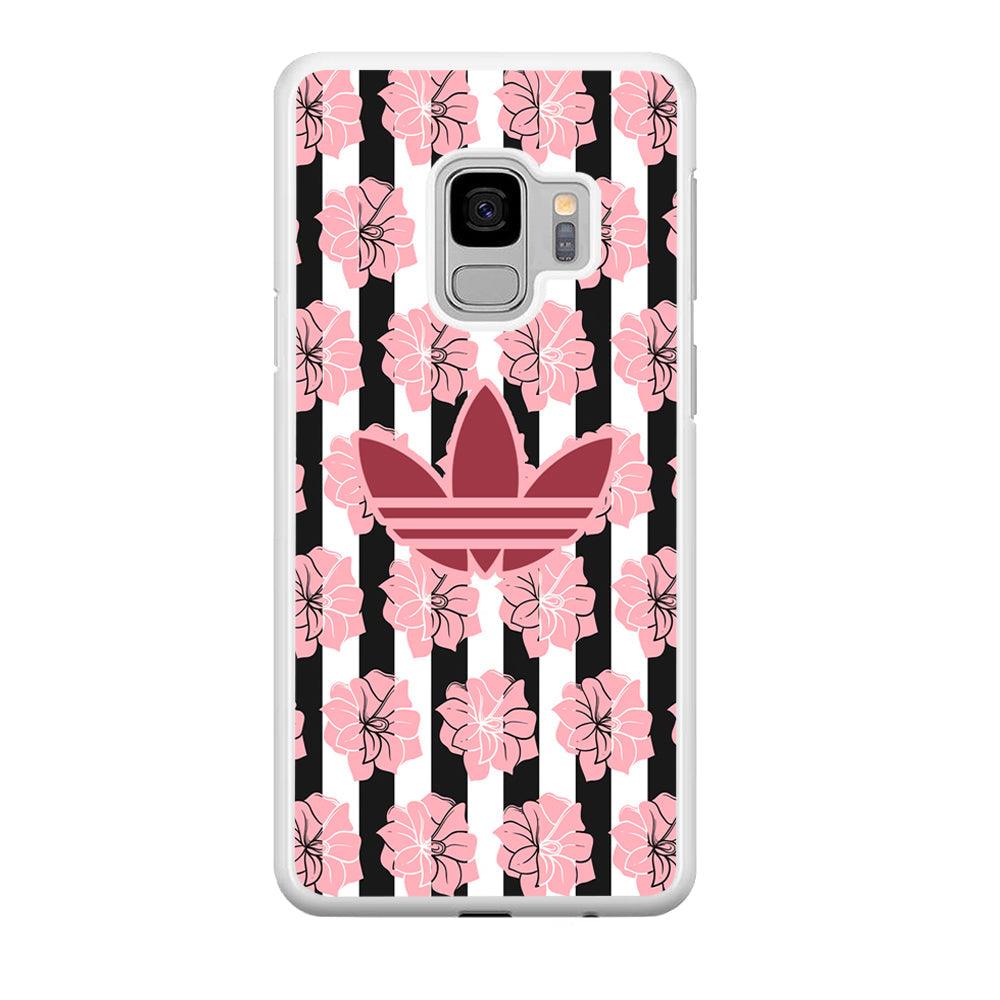 Adidas Pink Flowers Samsung Galaxy S9 Case-Oxvistore