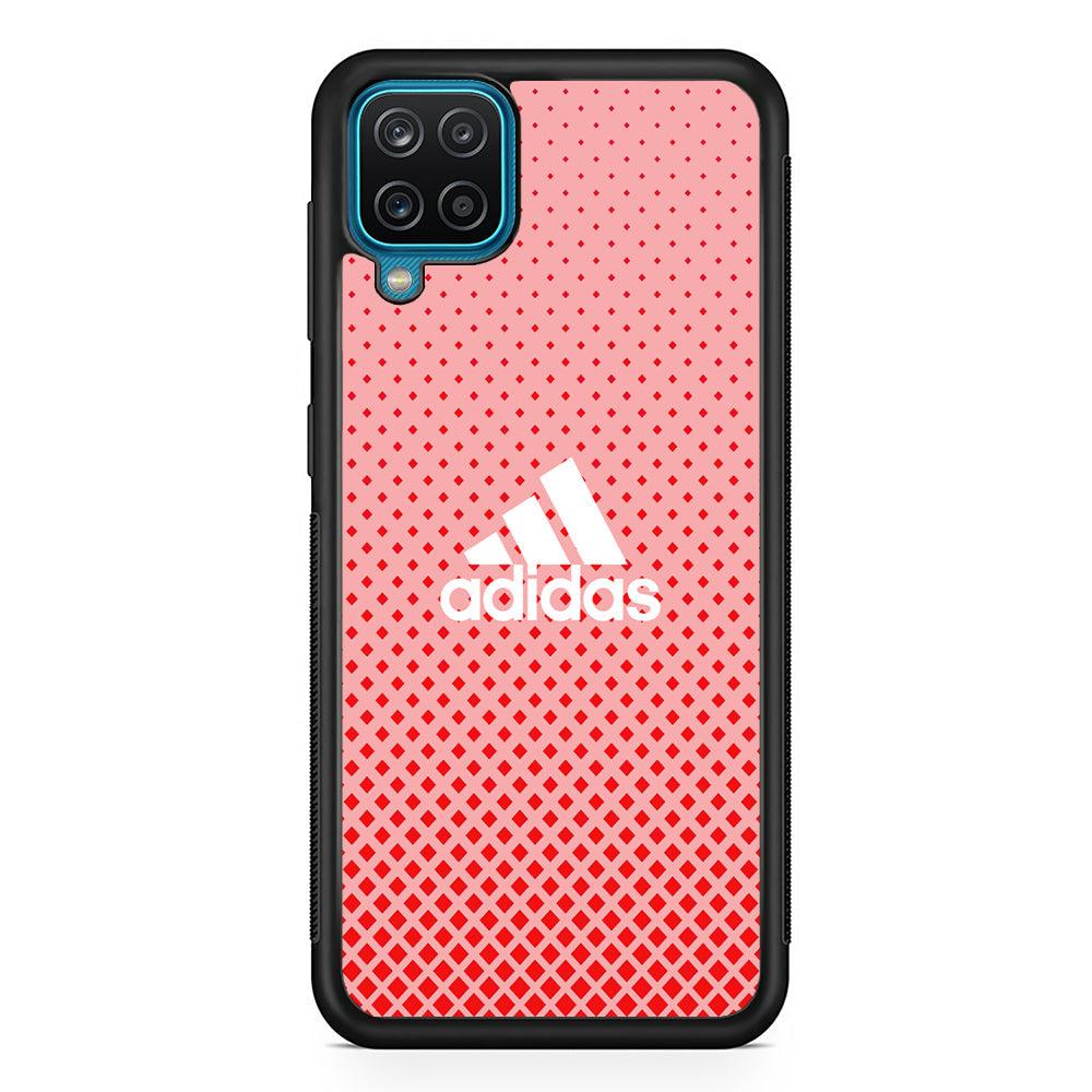 Adidas Red Glow Samsung Galaxy A12 Case-Oxvistore