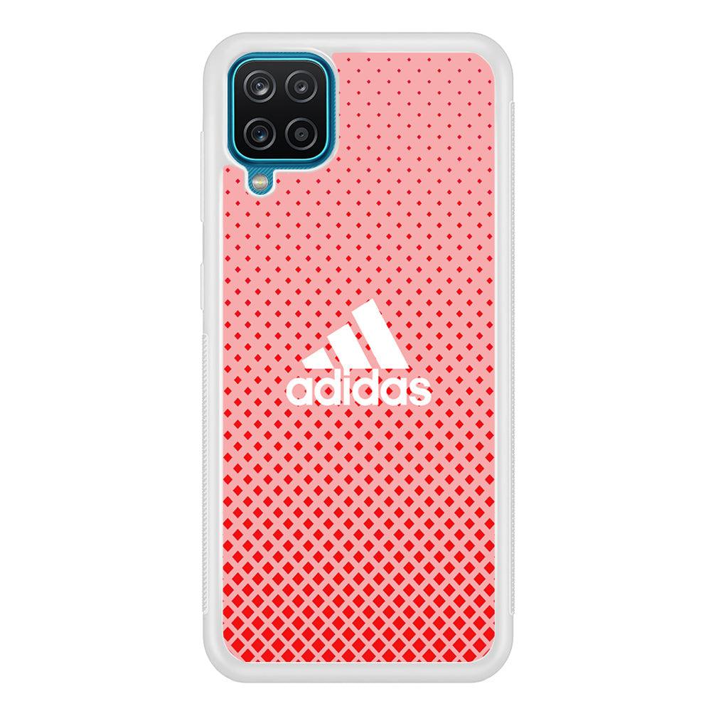 Adidas Red Glow Samsung Galaxy A12 Case-Oxvistore