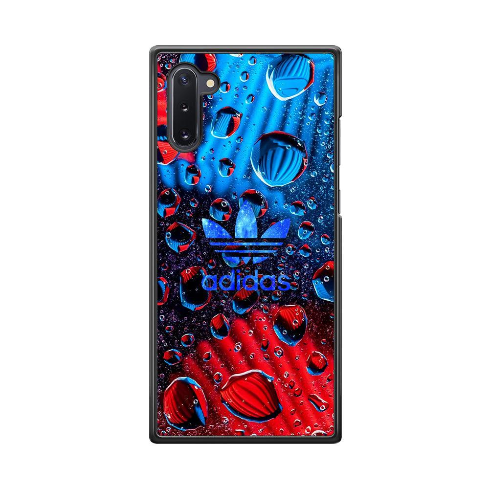 Adidas Red Haze Samsung Galaxy Note 10 Case-Rubber Black (2D Case)-Oxvistore