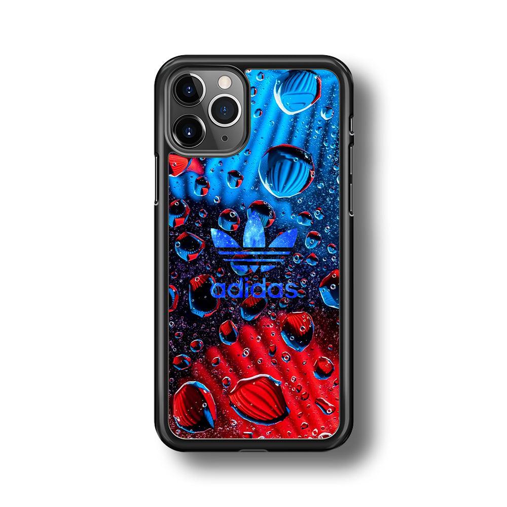 Adidas Red Haze iPhone 11 Pro Max Case-Rubber Black (2D Case)-Oxvistore