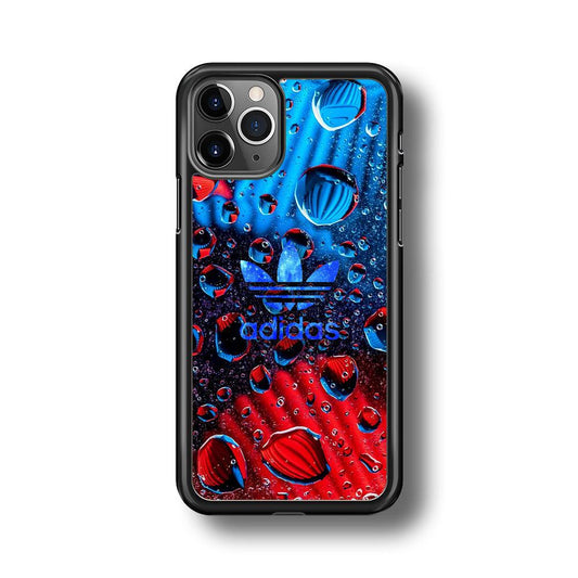 Adidas Red Haze iPhone 11 Pro Max Case-Rubber Black (2D Case)-Oxvistore