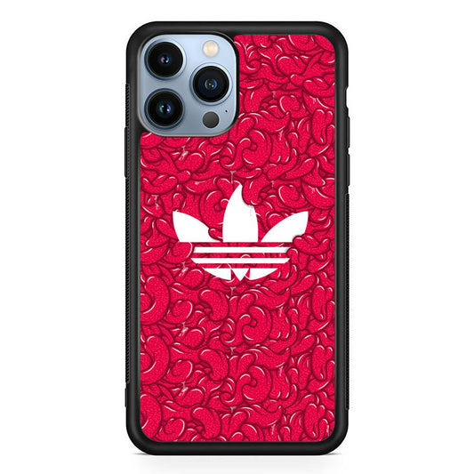 Adidas Red Tongue iPhone 15 Pro Case-Oxvistore