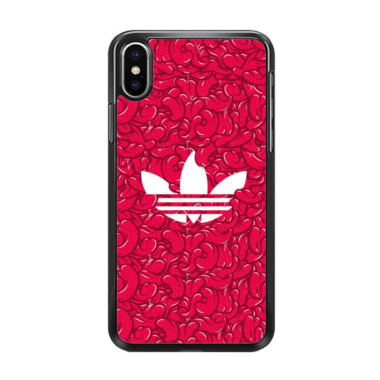 Adidas Red Tongue iPhone X Case-Oxvistore