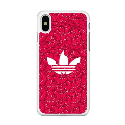 Adidas Red Tongue iPhone XS Case-Oxvistore