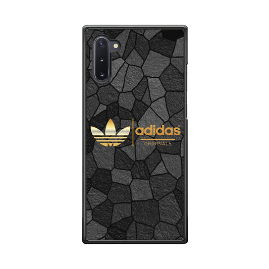 Adidas Rock Patern Samsung Galaxy Note 10 Case-Rubber Black (2D Case)-Oxvistore