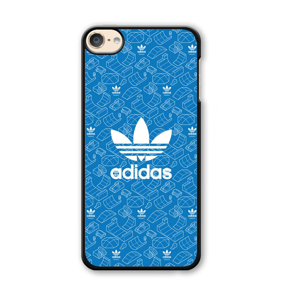 Adidas Skatepark Silhouette Patern iPod Touch 6 Case-Plastic Black (2D Case)-Oxvistore