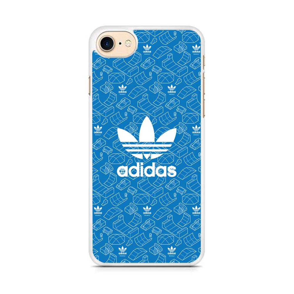 Adidas Skatepark Silhouette Patern iPhone 8 Case-Oxvistore