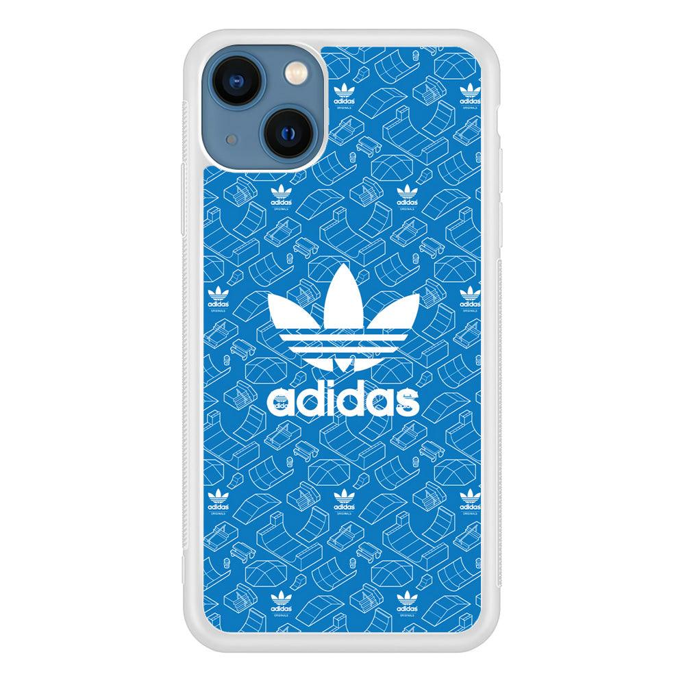 Adidas Skatepark Silhouette Patern iPhone 14 Plus Case-Oxvistore