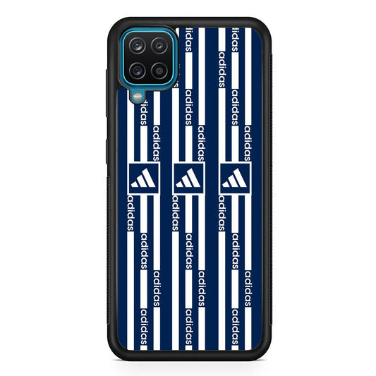 Adidas Streak and Blue Backdrop Samsung Galaxy A12 Case-Oxvistore