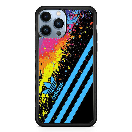 Adidas Stripe Paint iPhone 15 Pro Case-Oxvistore