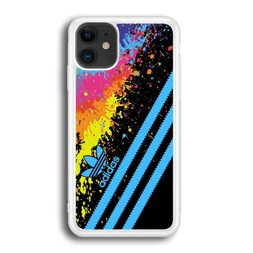 Adidas Stripe Paint iPhone 12 Case-Oxvistore