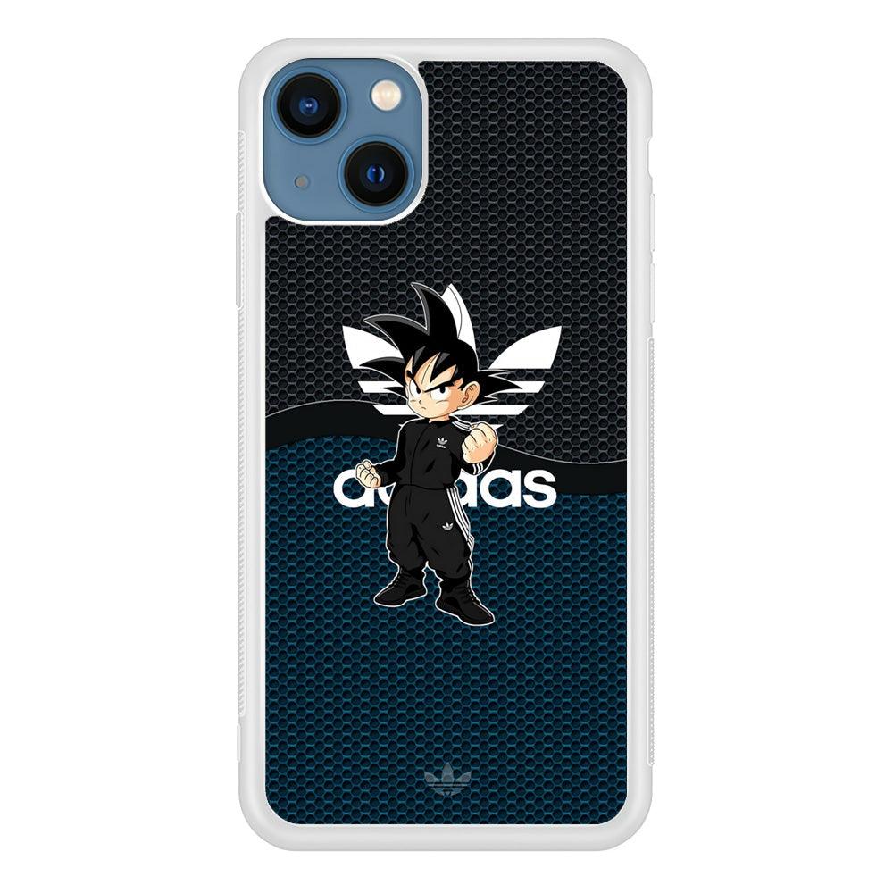 Adidas Suit with Goku Fight Mode iPhone 15 Plus Case-Oxvistore