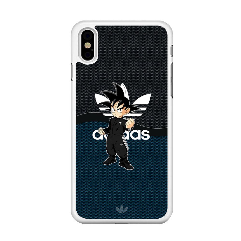 Adidas Suit with Goku Fight Mode iPhone X Case-Oxvistore